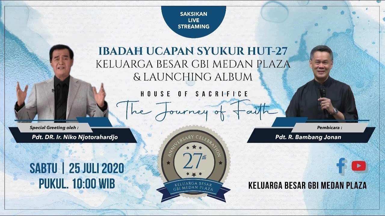 HUT KE-27 GBI MEDAN PLAZA & LAUNCHING ALBUM 