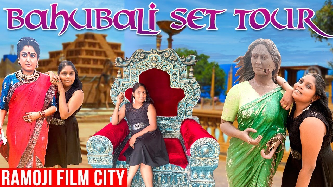 BAHUBALI SET FULL TOUR TELUGU ll BAHUBALI MOVIE SHOOTING LOCATION ll RAMOJI FILM CITY l REVATHIAKKA