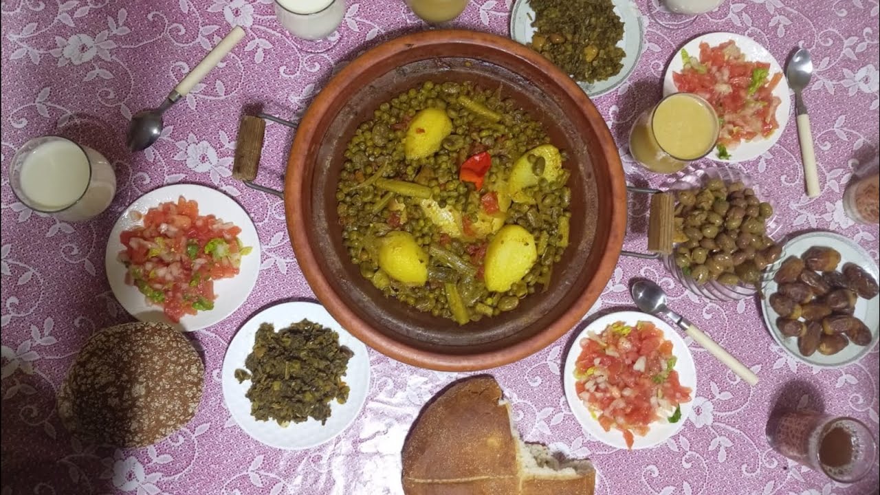 أجي نحضرو اروع طريقه تحضير طاجين بالدجاج و الجلبانة بالطريقة رائعه 😍
