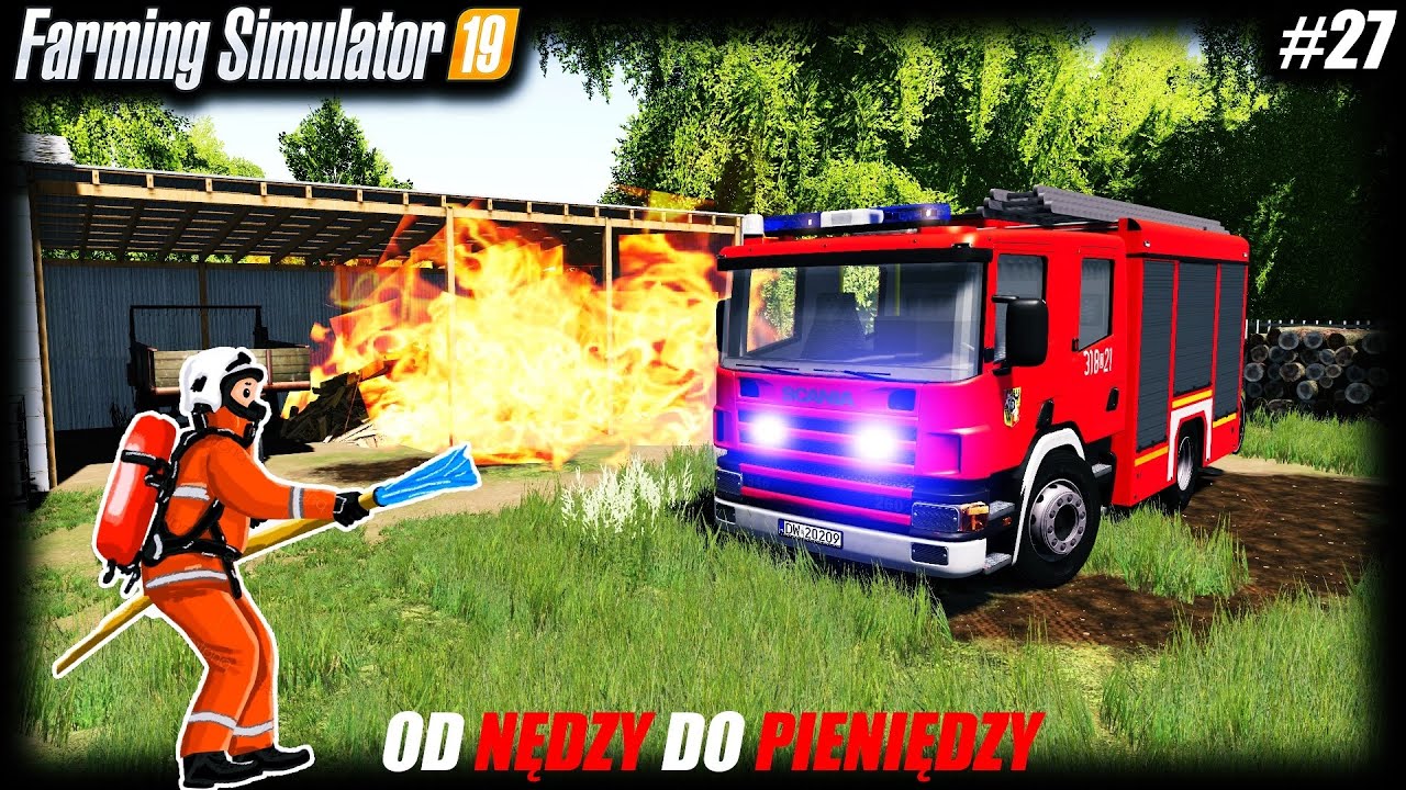 POŻAR NA WSI, jedziemy na akcja za STRAŻĄ, kto jest podpalaczem ? ⭐ OD NĘDZY DO PIENIĘDZY 🔥 27