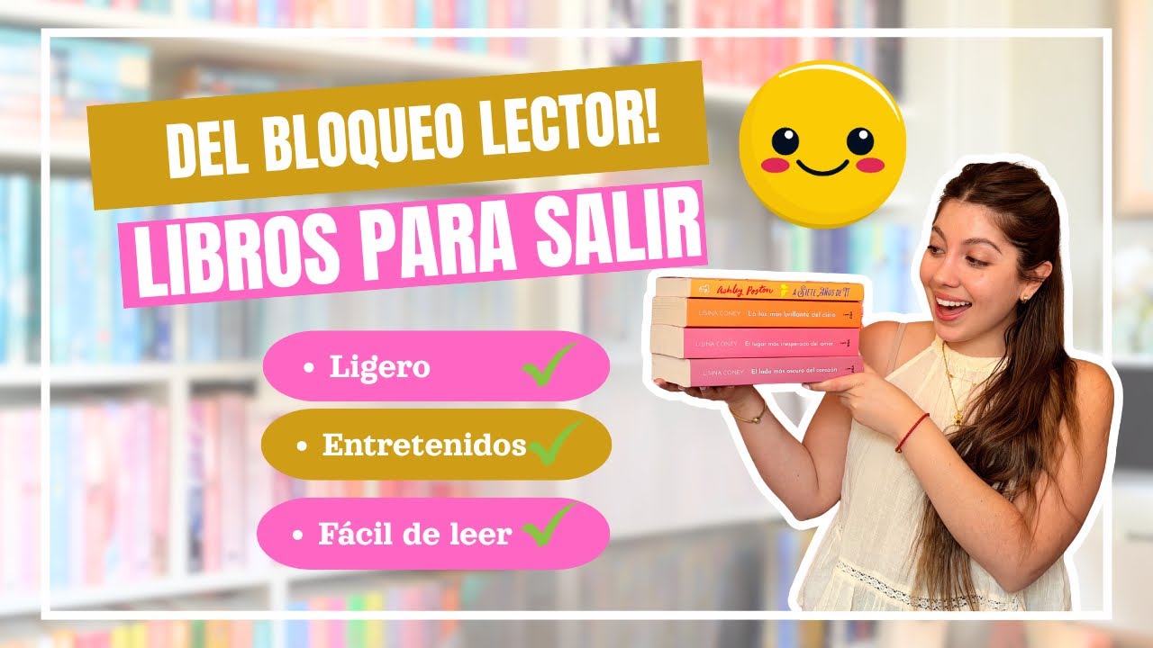Libros para salir del BLOQUEO LECTOR | Fáciles y rápidos de leer