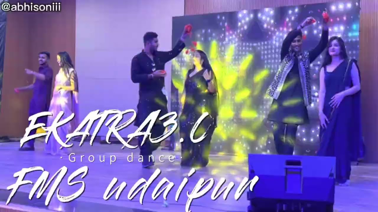 COLLEGE COUPLE DANCE🕺💃 | FMS MLSU UDAIPUR | Oo Antava Oo Oo Antava | ABHISHEK SONI |