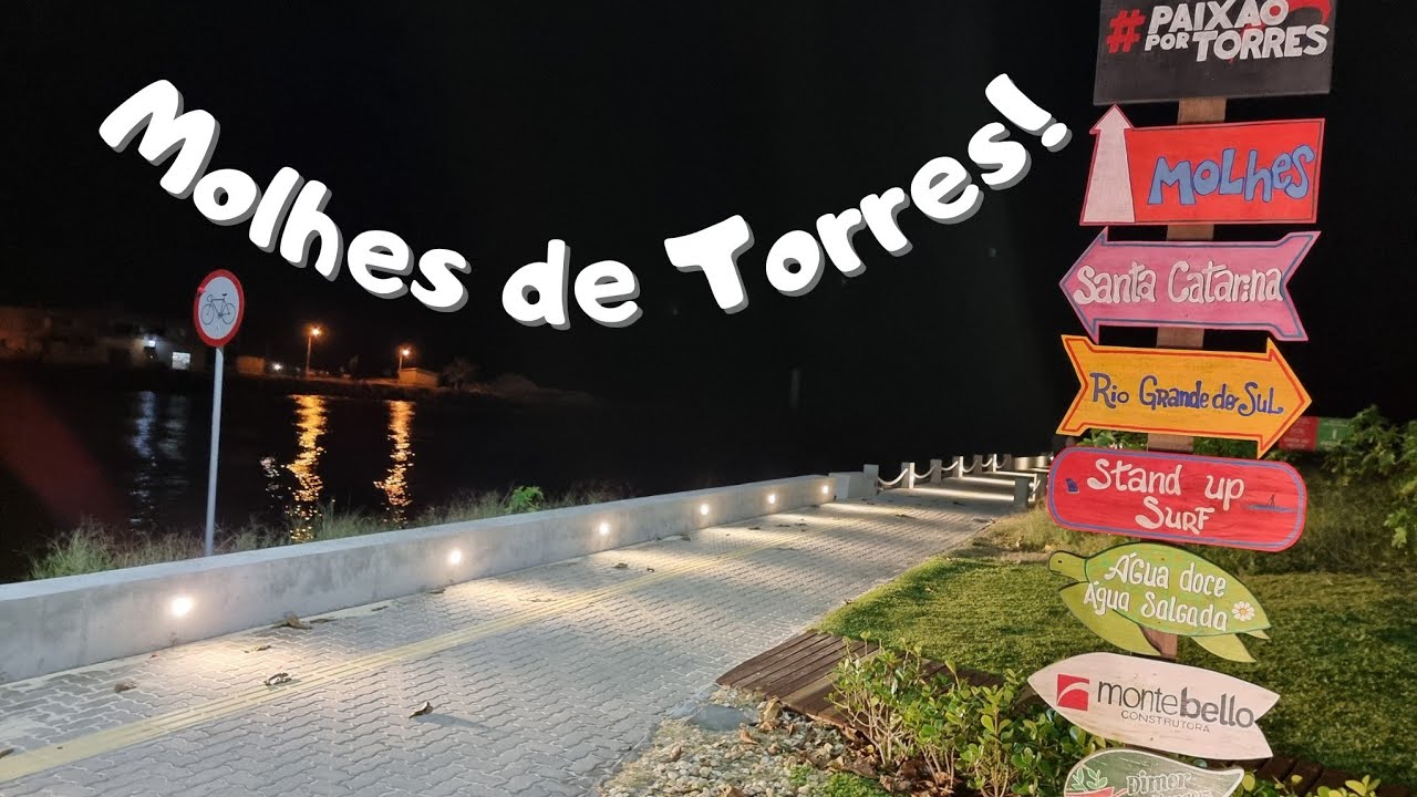 COMO &Eacute; CAMINHAR NOS MOLHES DE TORRES &Agrave; NOITE!!!