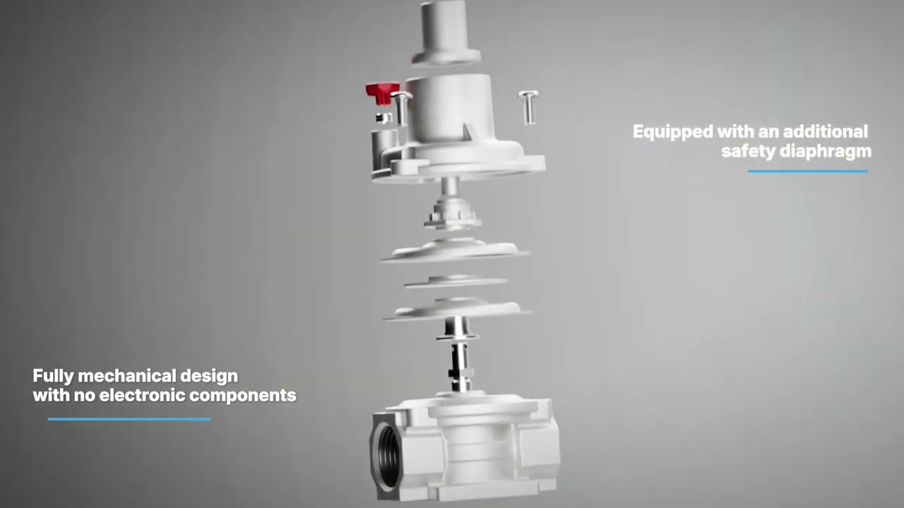 ESKA EDS Natural Gas Shut-Off Valve &ndash; 3D Animation