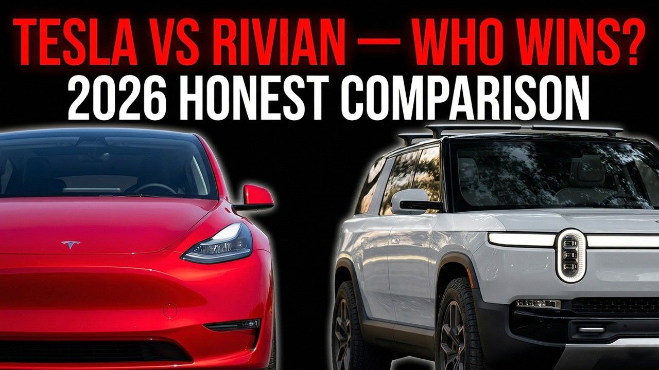 Rivian R2 против Tesla Model Y: неужели Tesla наконец проигрывает? (Честное сравнение 2026 года)