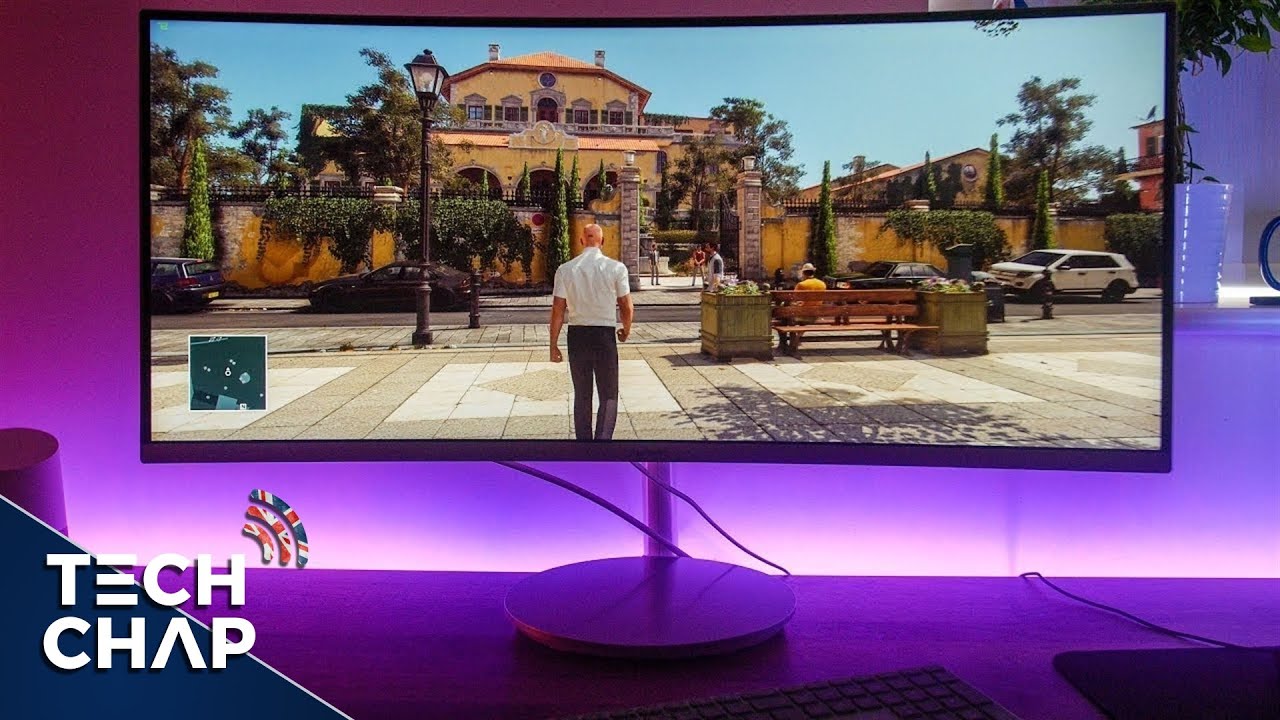 Обзор 34-дюймового монитора Samsung CF791 с квантовыми точками | The Tech Chap
