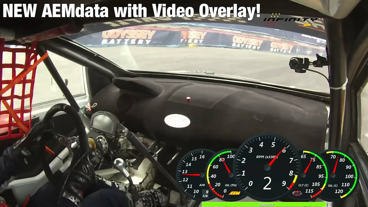 AEMdata - Video Overlay Demo(Short) for AQ-1, Infinity, Series 2 & EMS-4