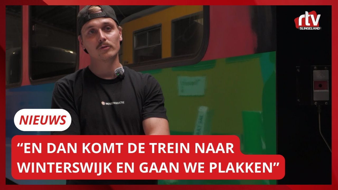 Een trein transformeren naar een nieuwe look | RTV Slingeland