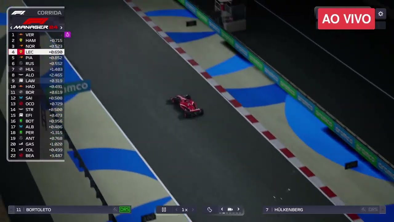 AO VIVO F1 MANAGER GP DO BAHREIN 