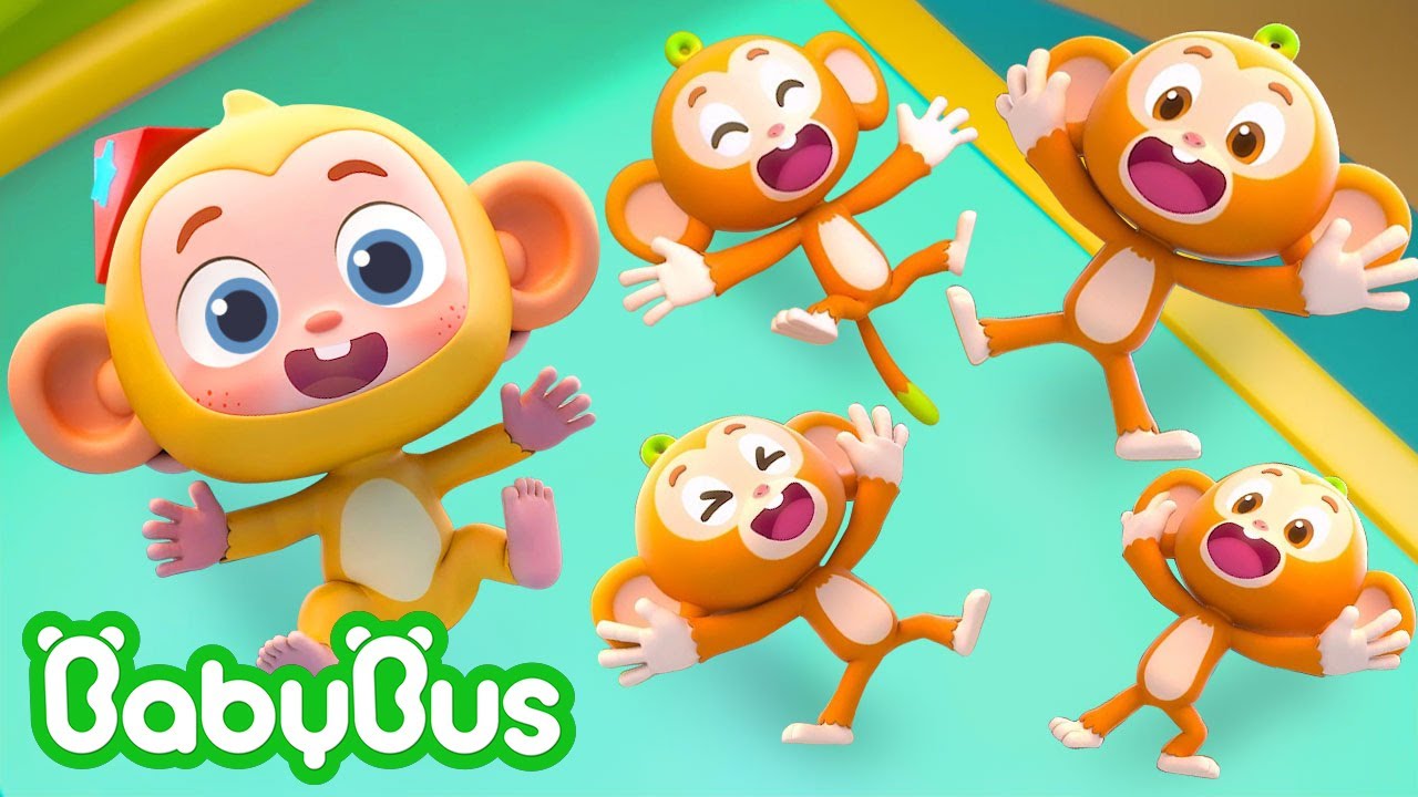 Cinco Macaquinhos  | Sim! Neo | Clássico Infantil | Músicas Infantis & Canções Infantis 🐼por BabyBus
