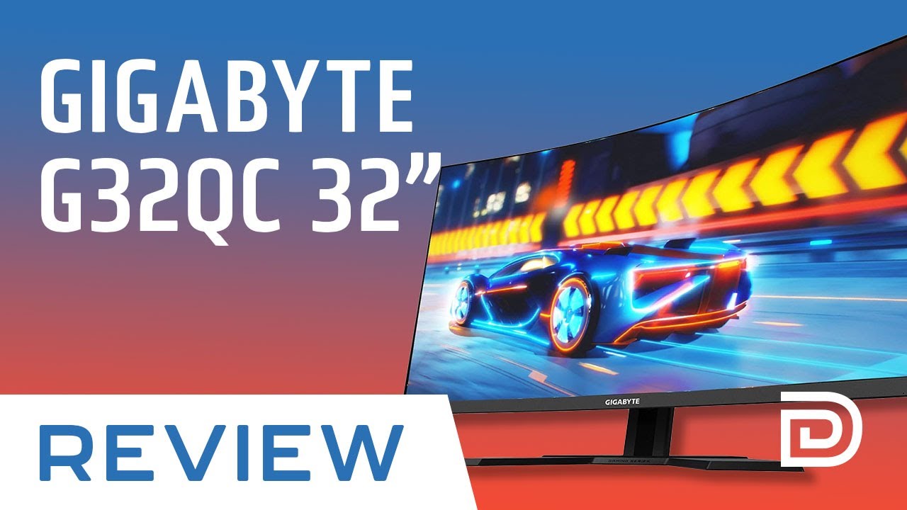 GIGABYTE G32QC 32-дюймовый изогнутый игровой монитор с частотой обновления 165 Гц и разрешением 1...