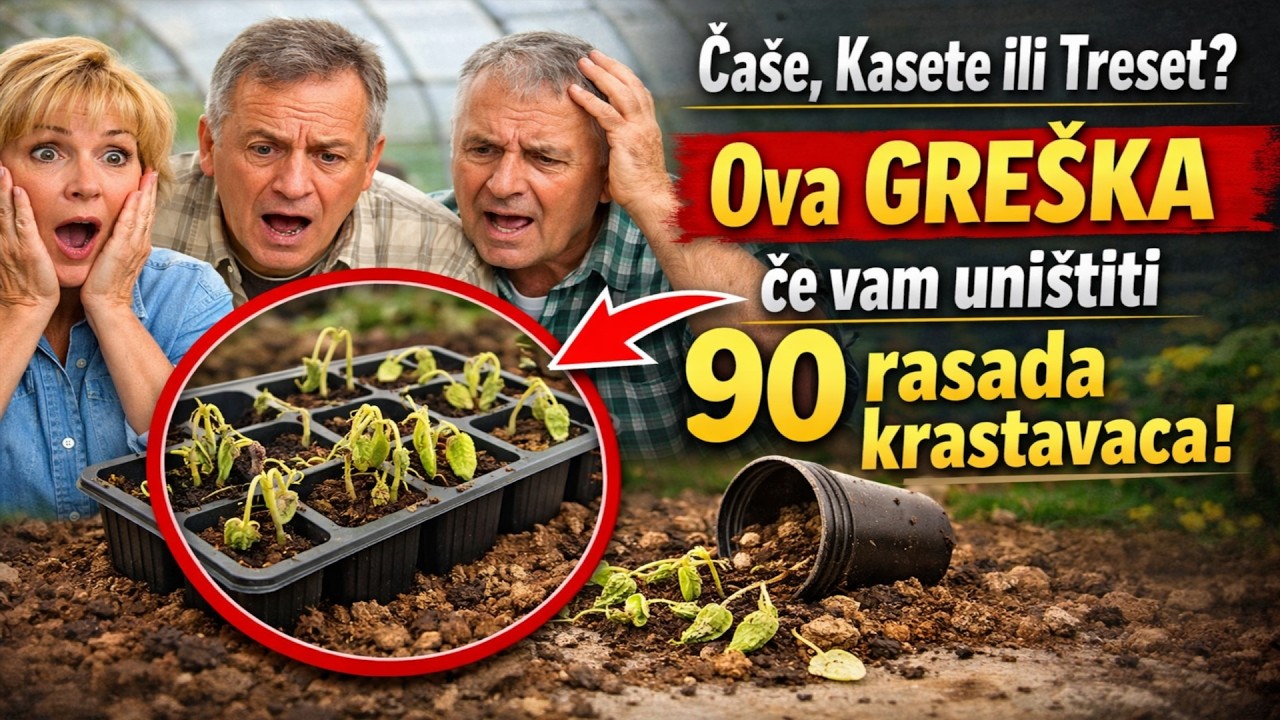 Čaše, Kasete ili Treset? Ova GREŠKA će vam uništiti 90% rasada krastavaca!