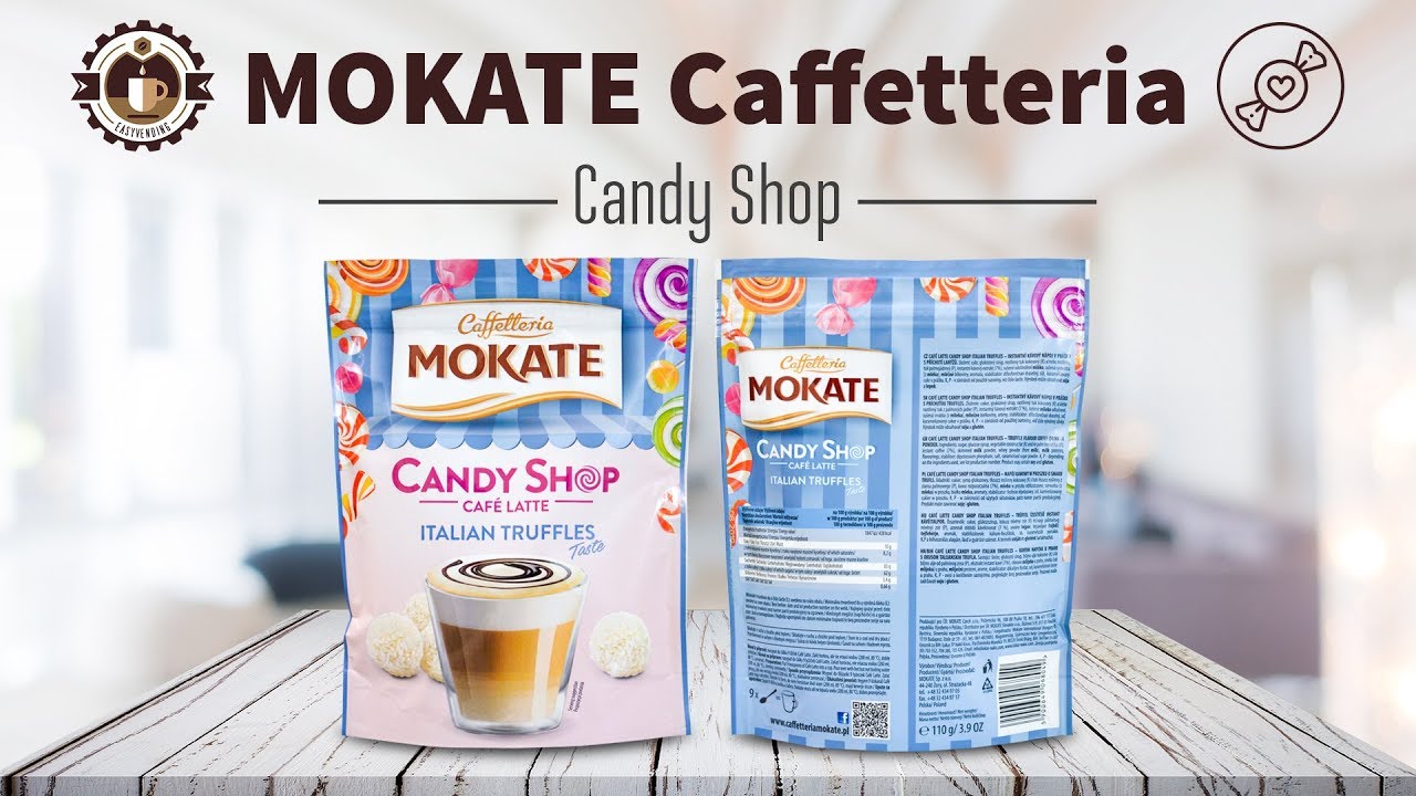 Капучино Mokate Caffetteria Candy Shop &ndash; Обзор (Cafe Latte Italian Truffles)
