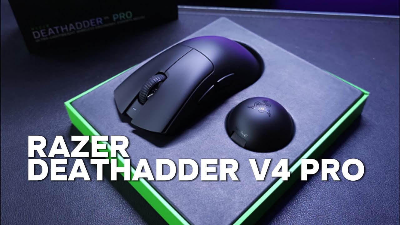 역시 RAZER DEATHADDER V4 PRO 무선 게이밍 마우스 최고였다.