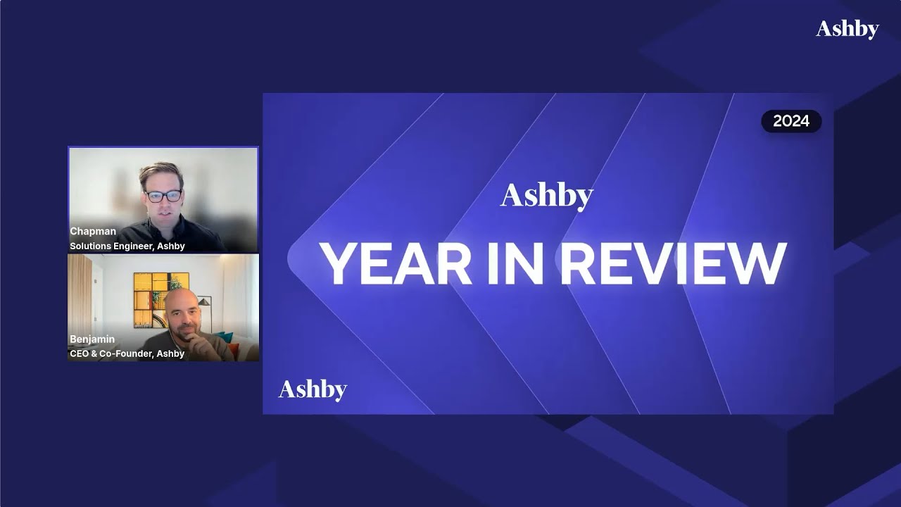 Ashby 2024 in Review: A look at major releases from the past year and what’s coming next