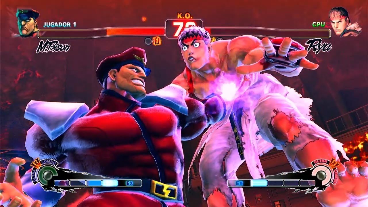 M. BISON VS RYU - STREET FIGHTER IV