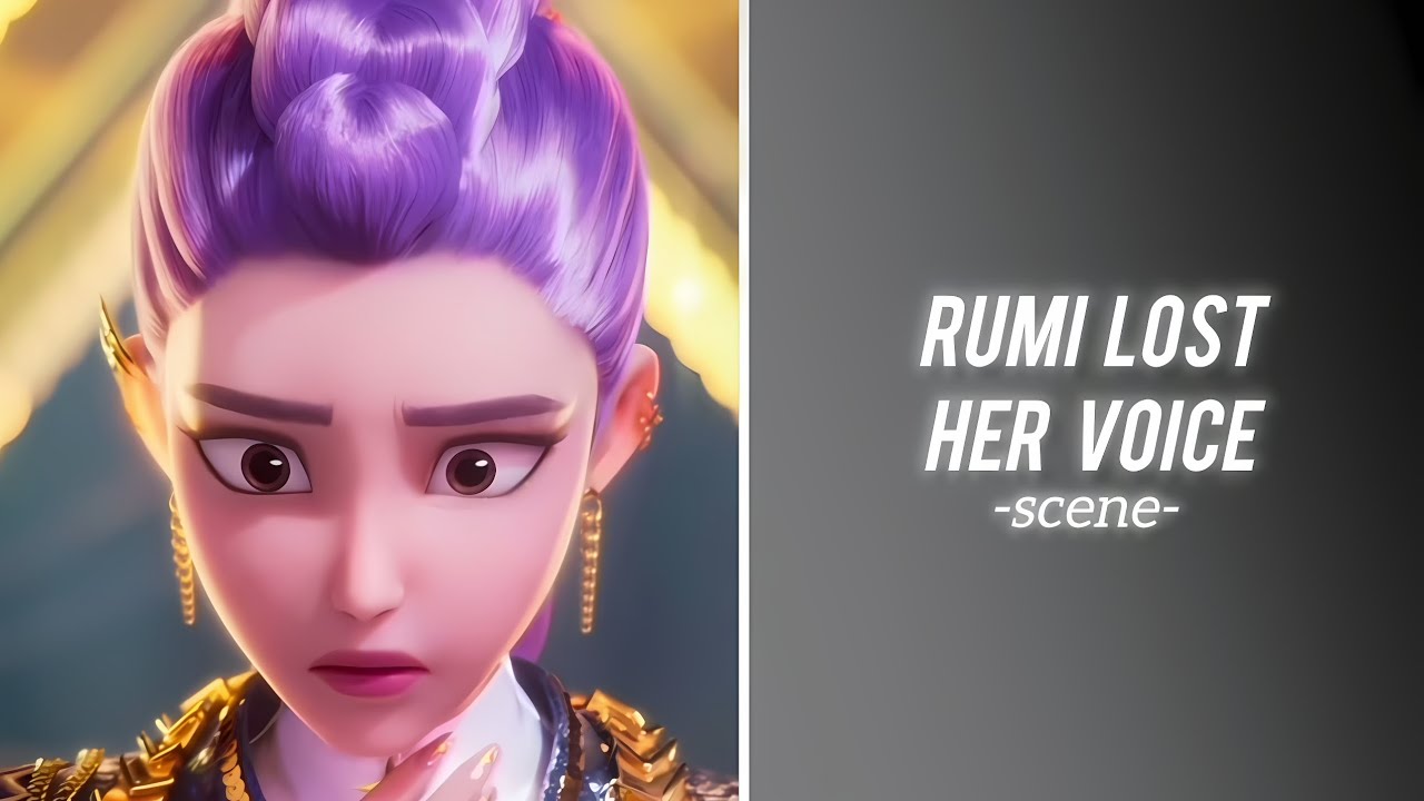 Rumi loses her voice while rehearsing to perform 