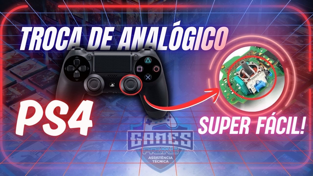 🔥Como Trocar o Analógico do Controle PS4 Super Fácil!