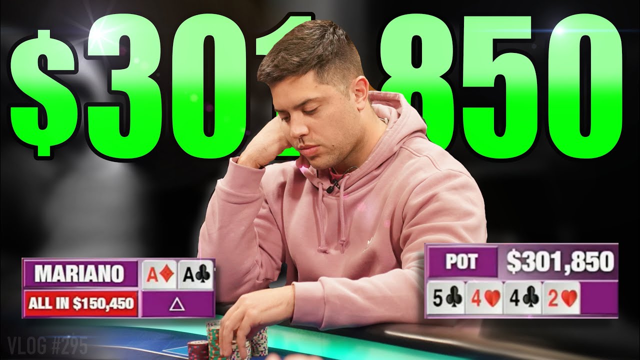 $300,000 POT AND I HAVE ACES!!!