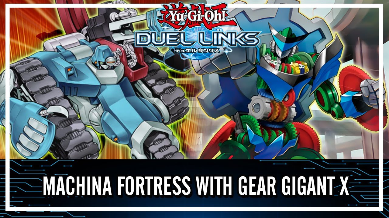 Machina Fortress with Gear Gigant X Machine Combination!? [Yu-Gi-Oh! Duel Links]