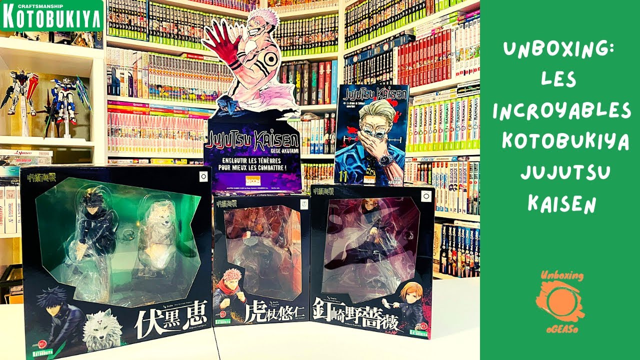Unboxing : les incroyables kotobukiya jujutsu kaisen
