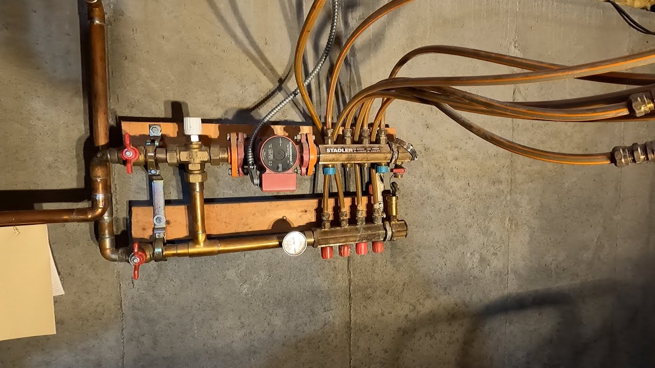 Hydronic Radiant Floor Heat Stopped Working - Replacing the Old System!