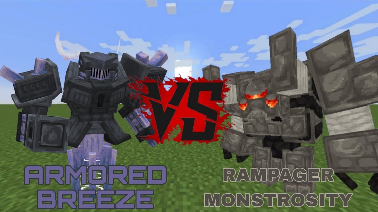 Armored Breeze vs Rampager Monstrosity | Minecraft Mob Battles |