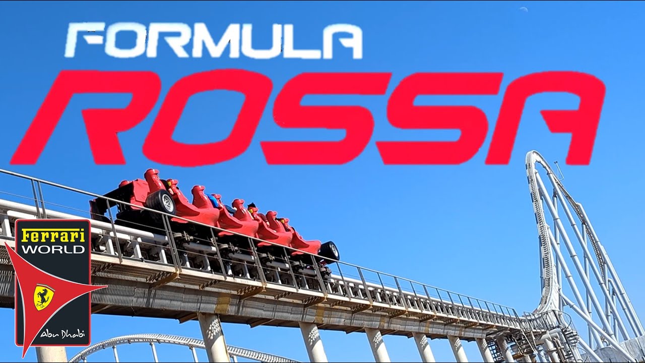 Formula Rossa Off Ride | Ferrari World Abu Dhabi in 4K 60fps