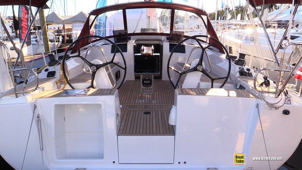2015 Hanse 415  Sailing Yacht - Deck and Interior Walkaround - 2015 Annapolis Sail Boat Show