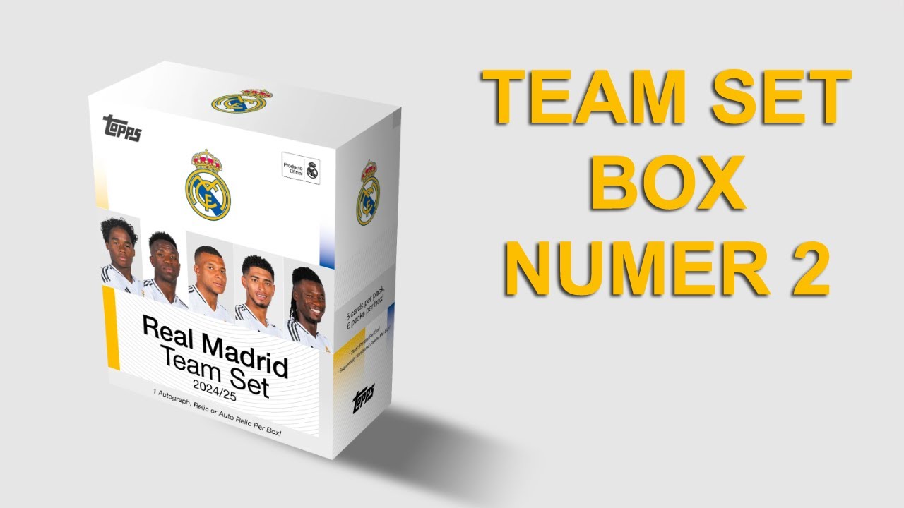 🔥💯 Topps Real Madrid Team Set odcinek 2 | Czy trafiam kolejny autograf? Mamy legendę #topps #opening