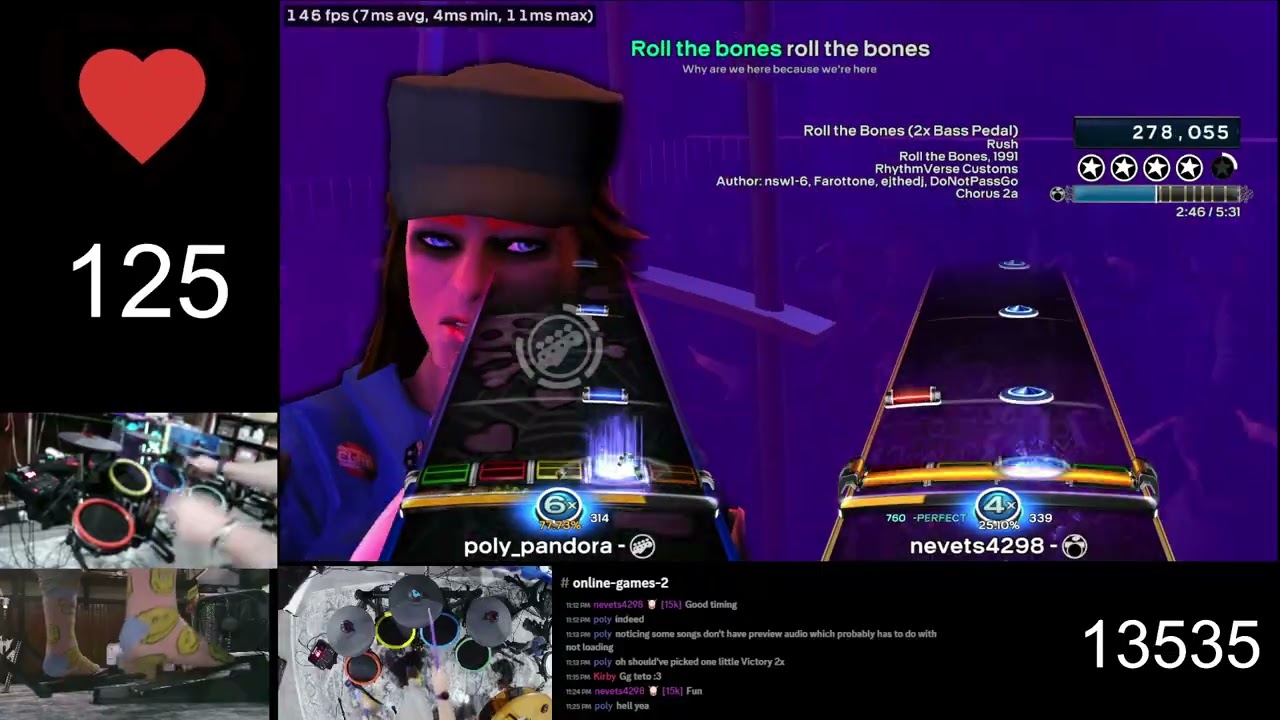 Roll The Bones by Rush - Band Ones Rock Band 3 Deluxe RPCS3