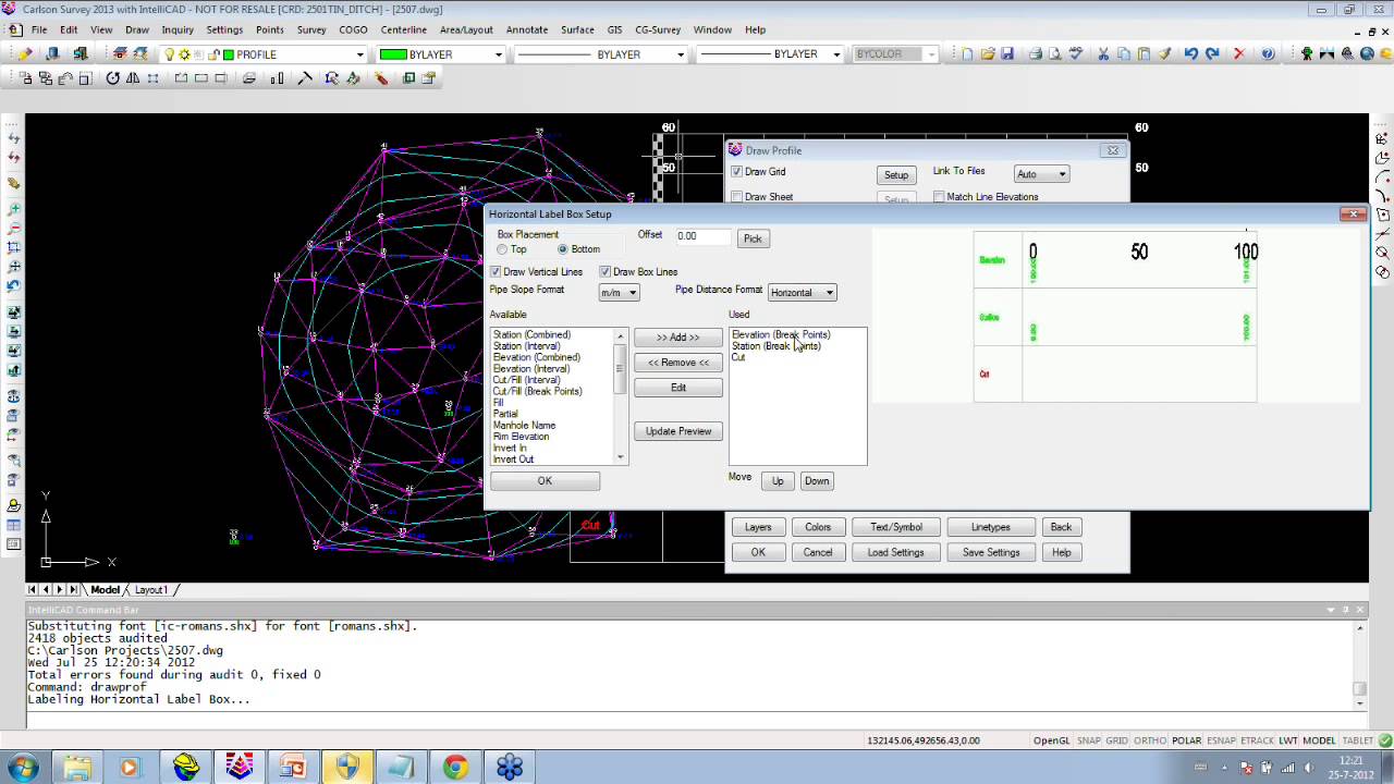 Volumes Calculation & Profiles