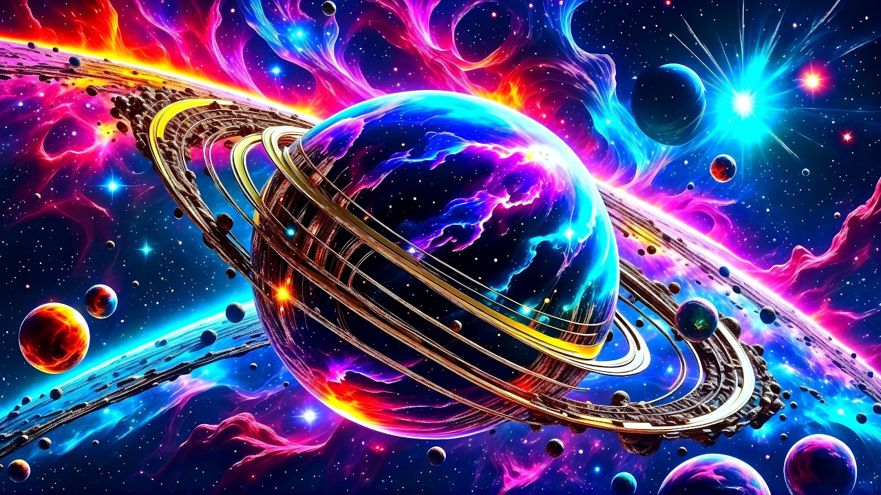 Space Theme Motion Wallpaper - 4K No Sound Screensaver Background