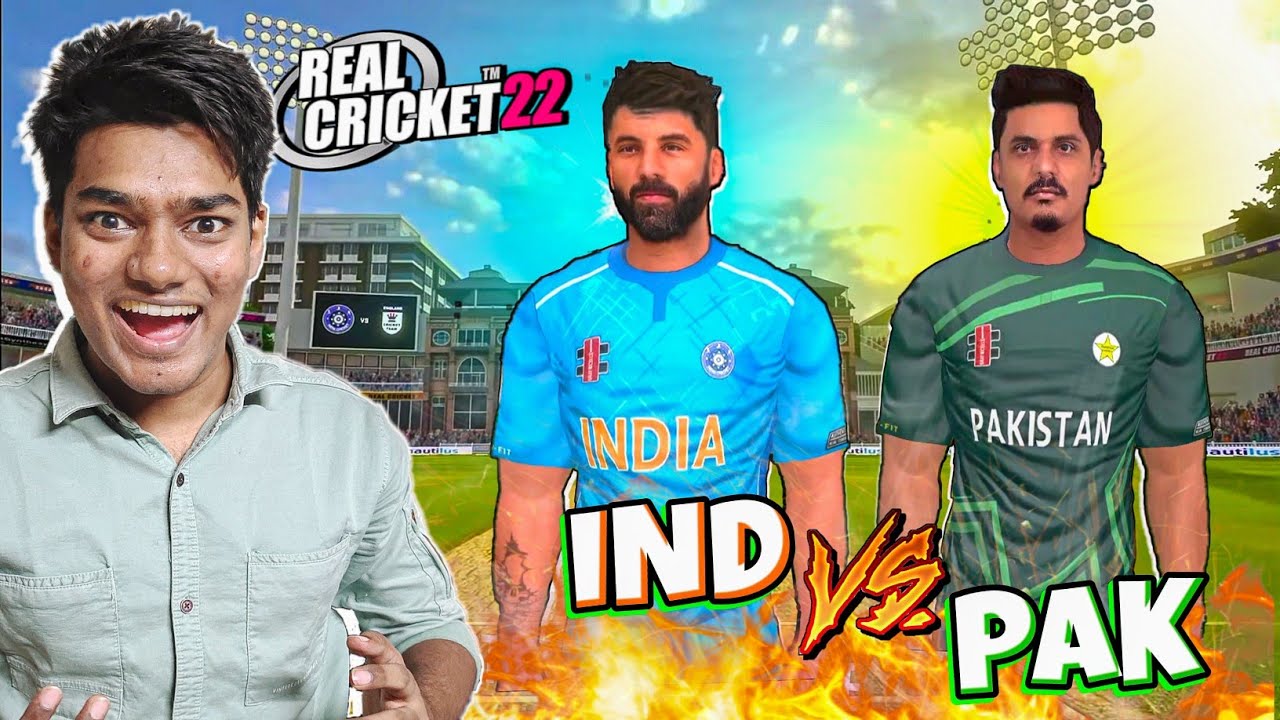 IND vs PAK Match in Real Cricket 22