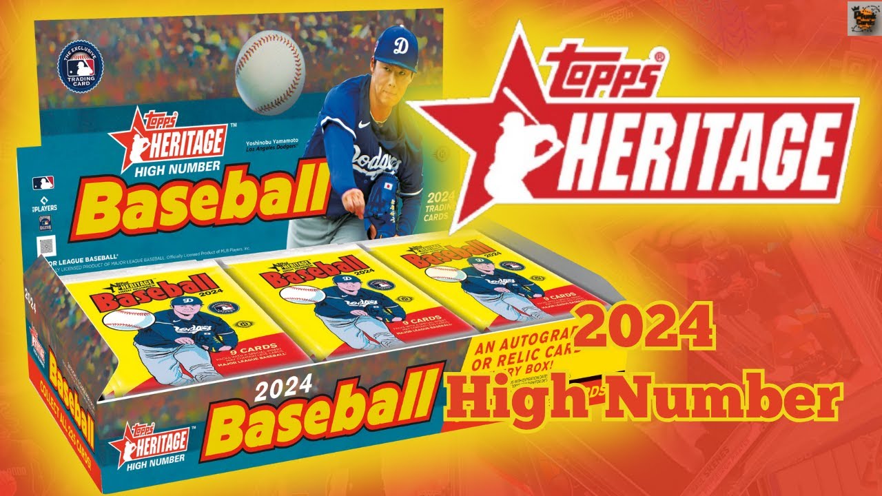 2024 Topps Heritage High Number 🔥🚨 Разрыв коллекционной коробки – повсюду хром