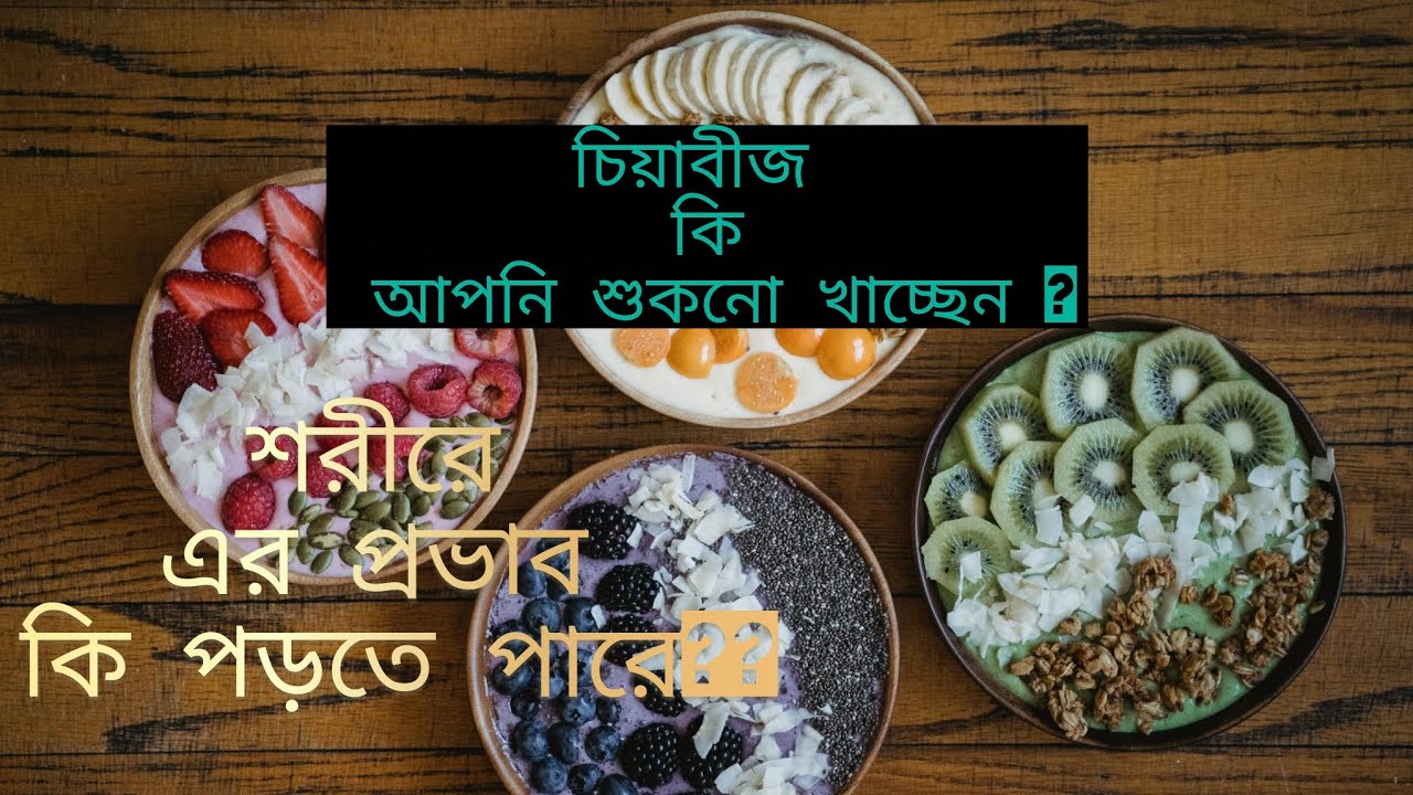 Chia seeds কিভাবে আর কতটা পরিমাণে খাবেন ? কারা খাবেন না  এই বিষয়ে রইলো কিছু টিপস্ |