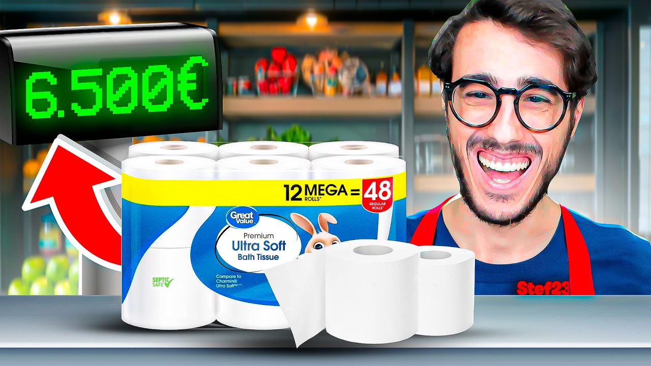 DIVENTO RICCO VENDENDO LA CARTA IGIENICA! Ep.8 - Supermarket Simulator