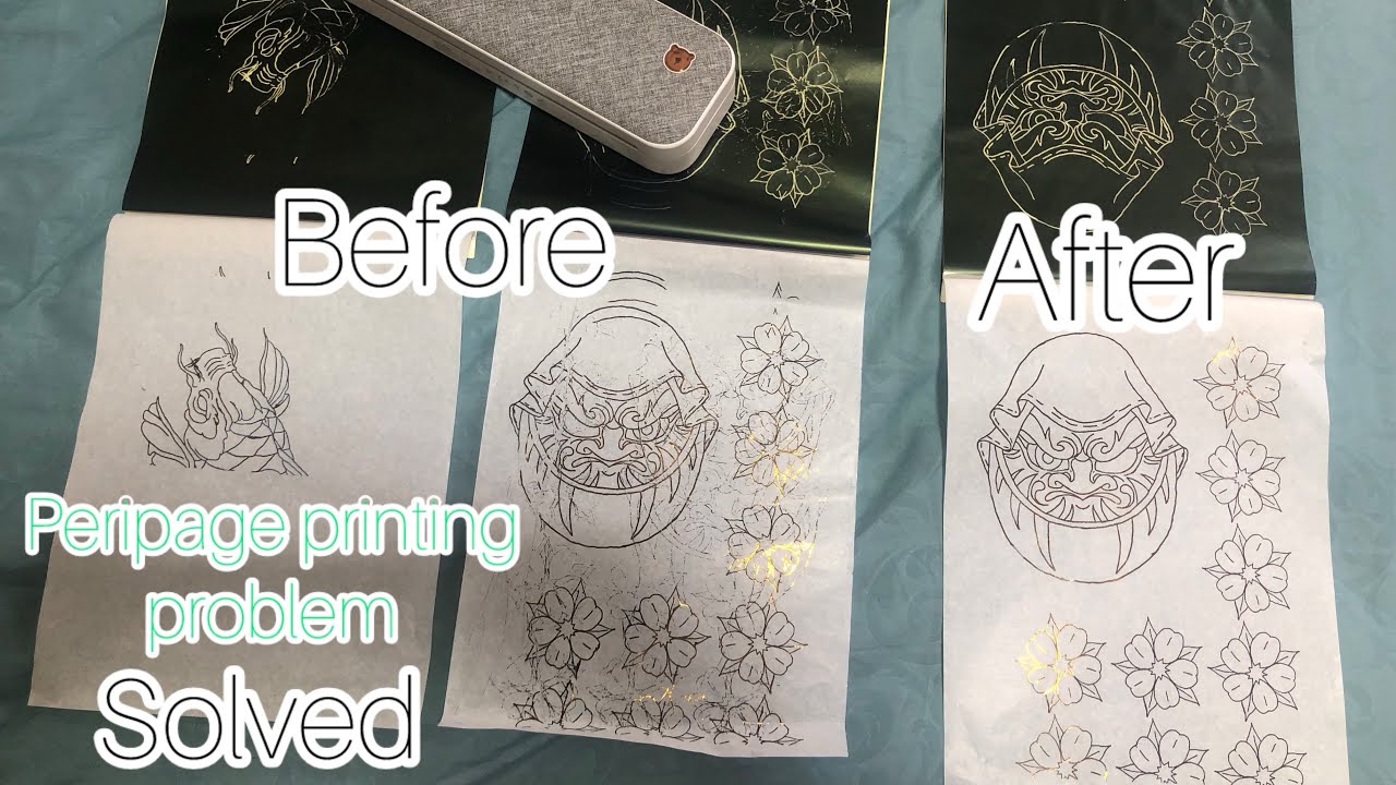 PERIPAGE stencil printer ayaw mag print/ FIXED 👌👍