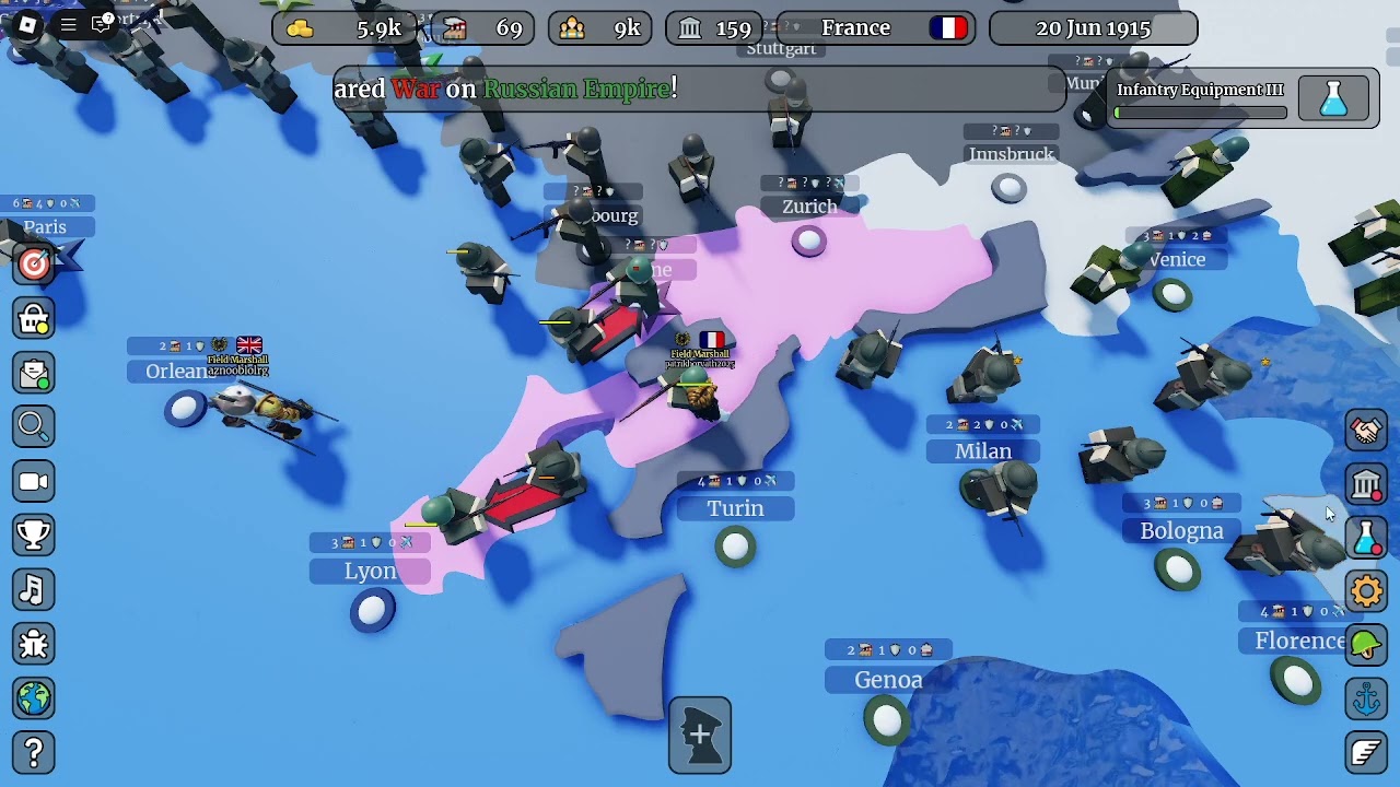 Counqer World France1WW Update