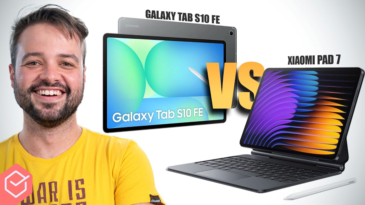 GALAXY TAB S10 FE vs. XIAOMI PAD 7 // qual MELHOR TABLET CUSTO BENEFÍCIO para produtividade?!