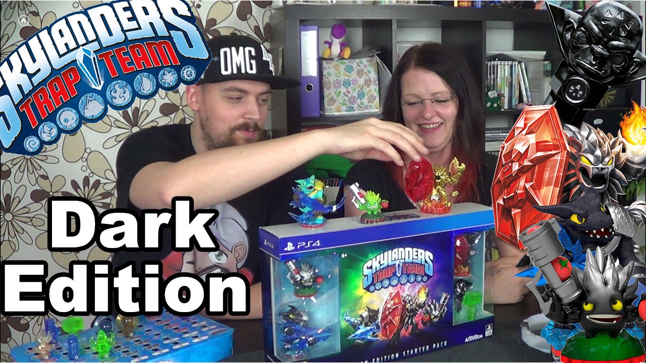Skylanders Trap Team - Dark Edition Starter Pack Unboxing mit Maria [HD] Ultimative Kaos Trap