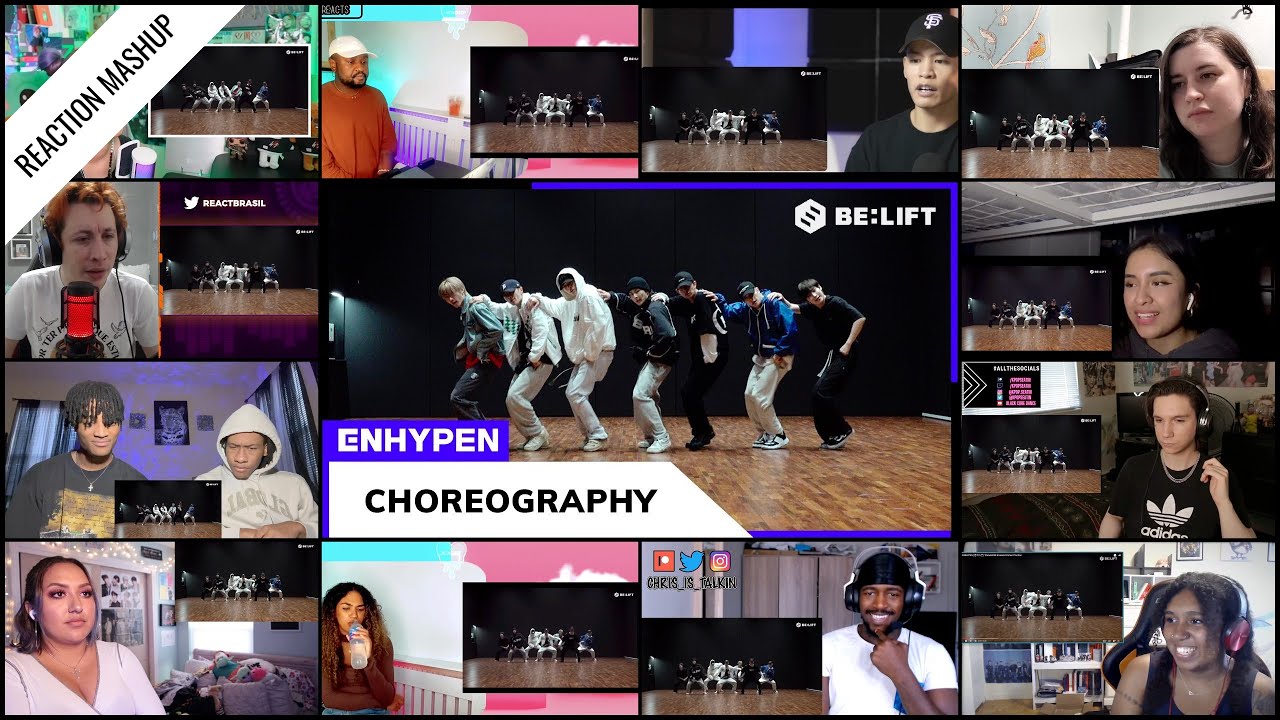 ‘ENHYPEN ‘ParadoXXX Invasion’ Dance Practice’ reaction mashup