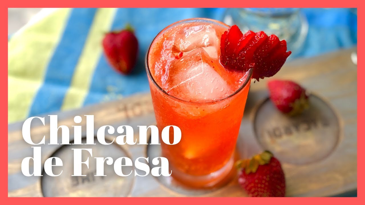 🍓Cómo hacer un CHILCANO de FRESA ► Cóctel PERUANO con Pisco
