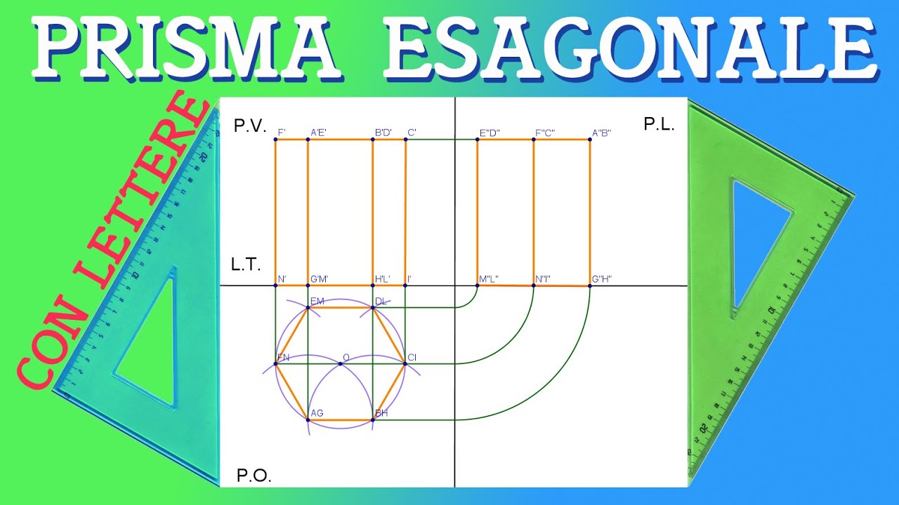 Proiezione Ortogonale di un Prisma a base Esagonale & Modello 3D - Liceo Scientifico
