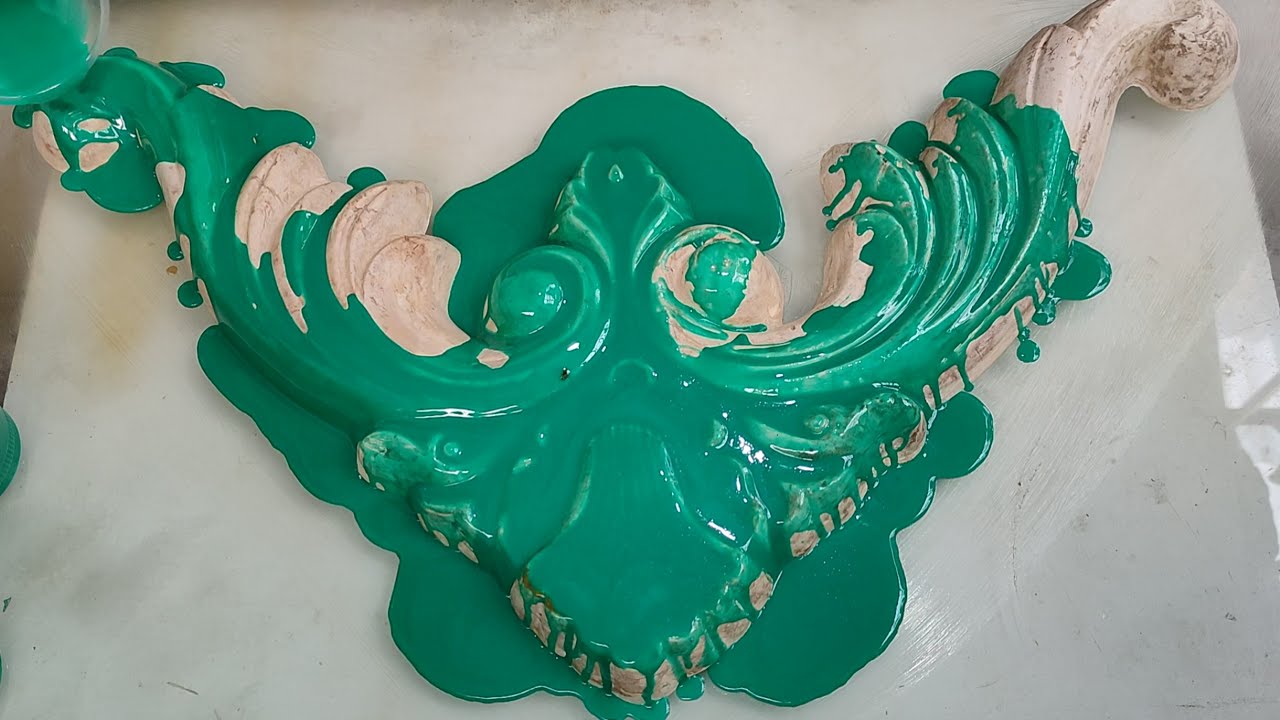 How to make fiberglass mold for gypsum ceiling accessories