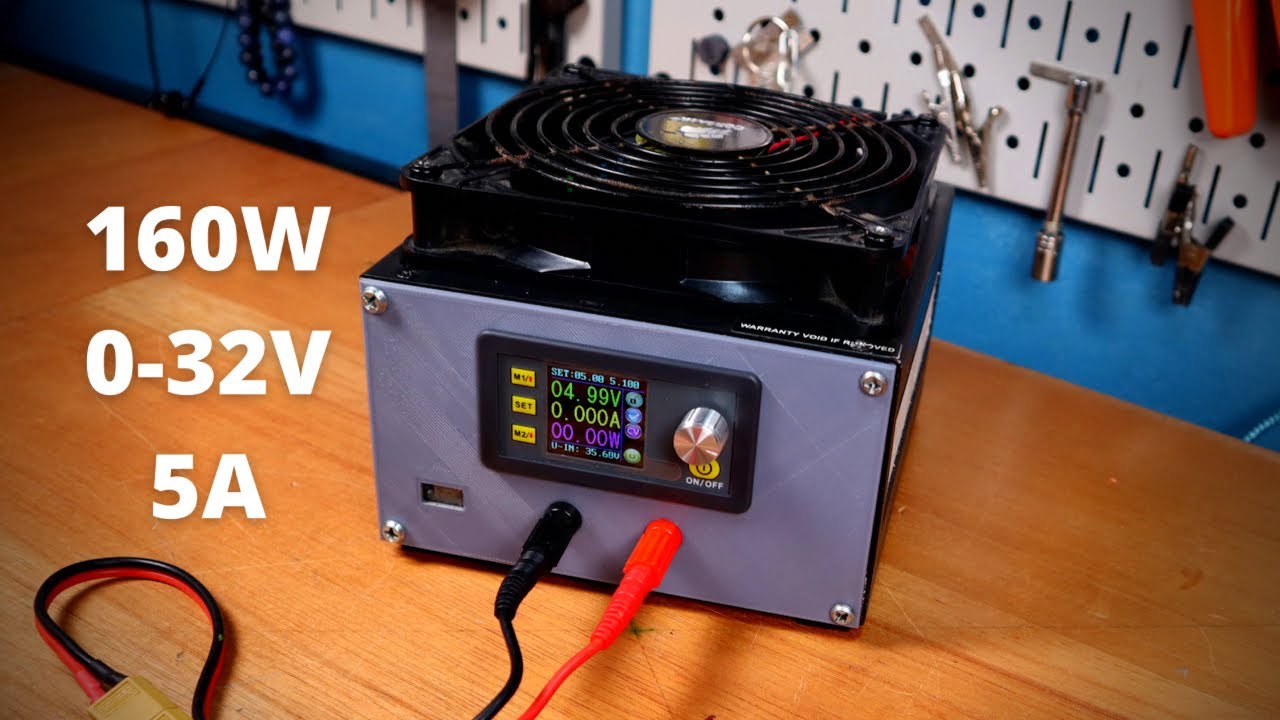 DIY Digital Bench Top Power Supply from broken ATX PSU (DSP5005 + WXDC2416)
