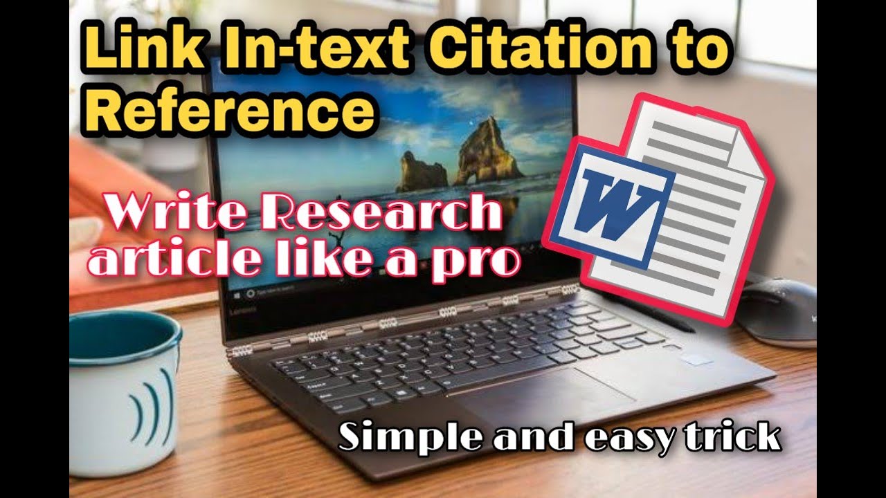 How to link  In-text citation with reference || Write Research article like a pro 🙂🤘