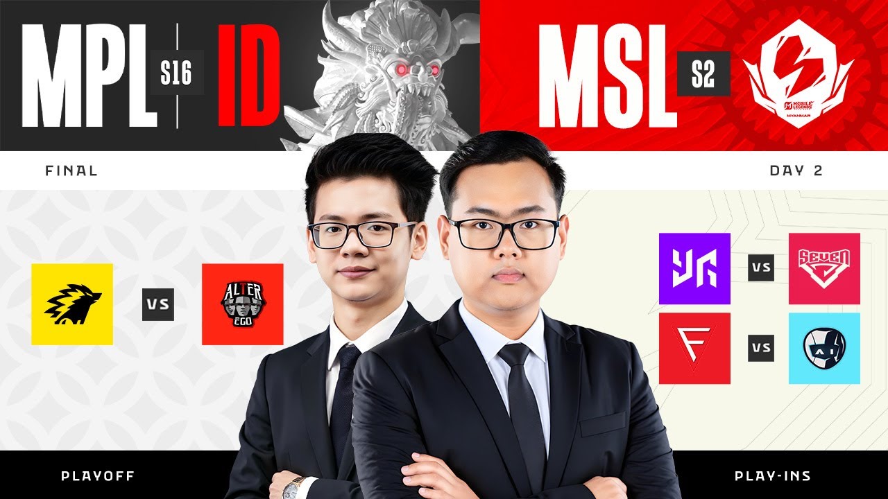 [Official Restream]MSL Playin  [Day2]/MPL ID [S16]Playoffs [Day5] AE vs ONIC (BO7) 🇲🇲 LIVE🔴