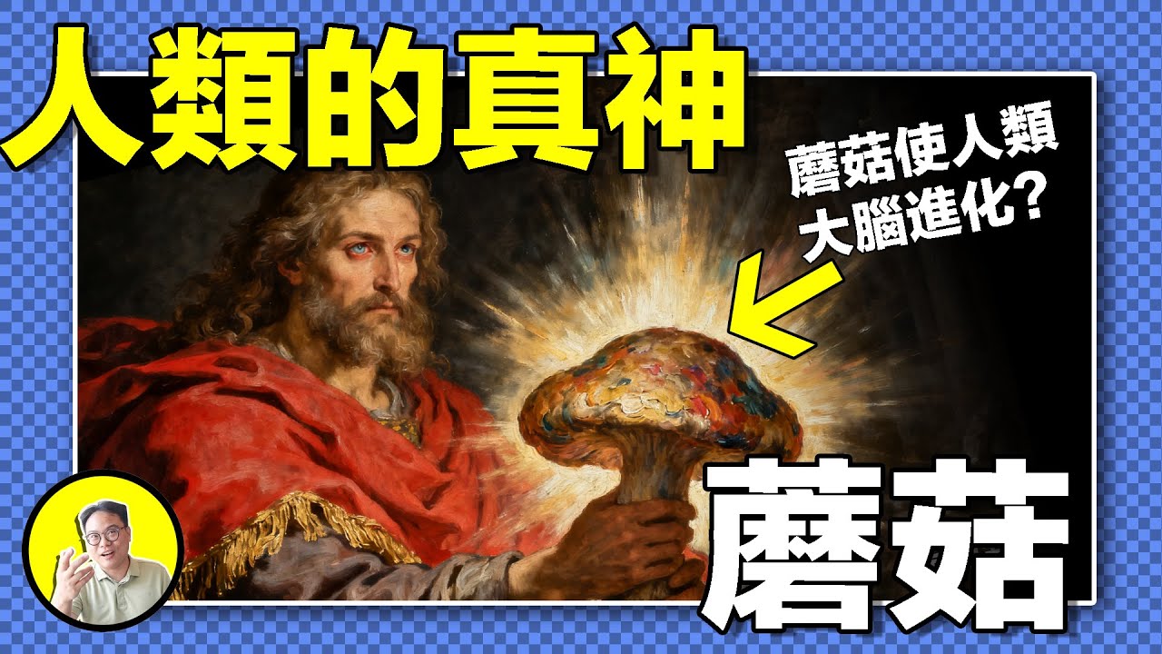 基督教=蘑菇教？死海古卷學者揭露耶穌真身竟是大蘑菇！迷幻猿才是進化真相？壁畫上的密恐薩滿，從視覺研究到熵腦假說，難道真菌才是專為人類設計的伴生物......｜總裁聊聊