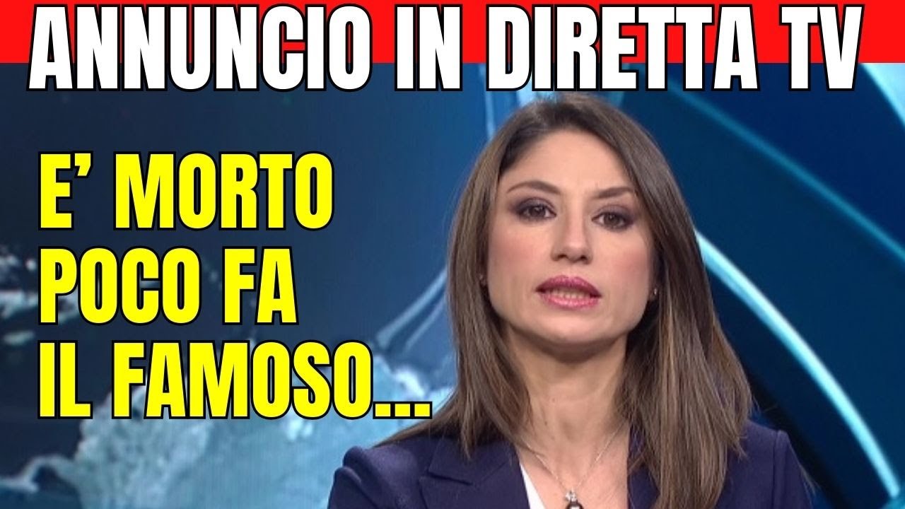 Grave Lutto in Rai: il Mondo dello Spettacolo &egrave; Disperato, Addio a un'Icona!